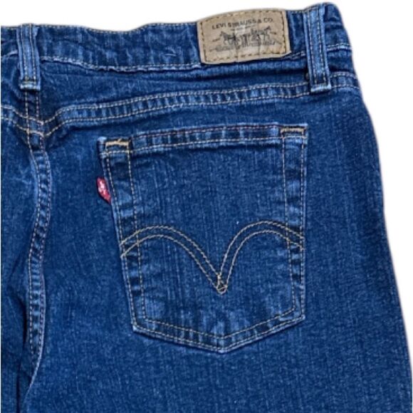 Levi’s 515 Bootcut Women’s Jeans Red Tab Size 14 Mid Rise - Picture 5 of 8